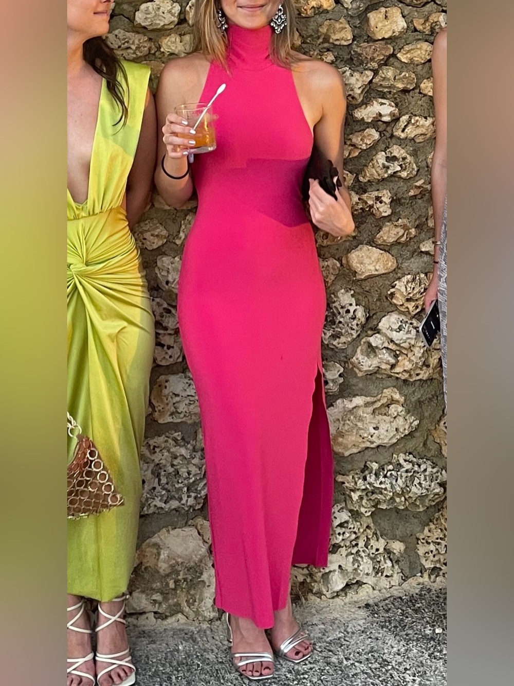 Norma Kamala Hot Pink Maxi Dress